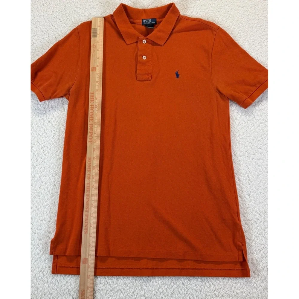 Polo Ralph‎ Lauren Kids XL 18-20 Orange Short Sleeve Cotton Pique Polo Shirt